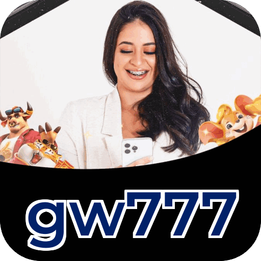 Interface do aplicativo gw777 mostrando jogos disponíveis no iOS e Android